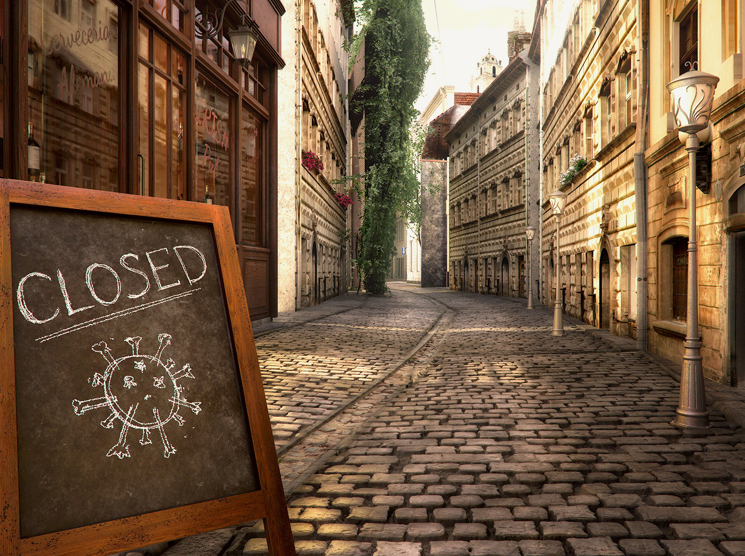 sign outside store that reads closed